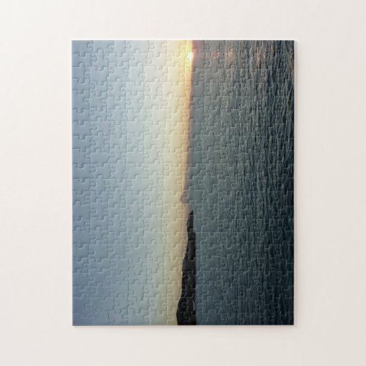 Zonsondergang op het eiland Antigua II Legpuzzel (Verticaal)