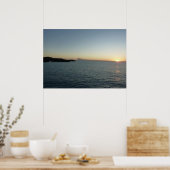 Zonsondergang op het eiland Antigua II Poster (Keuken)