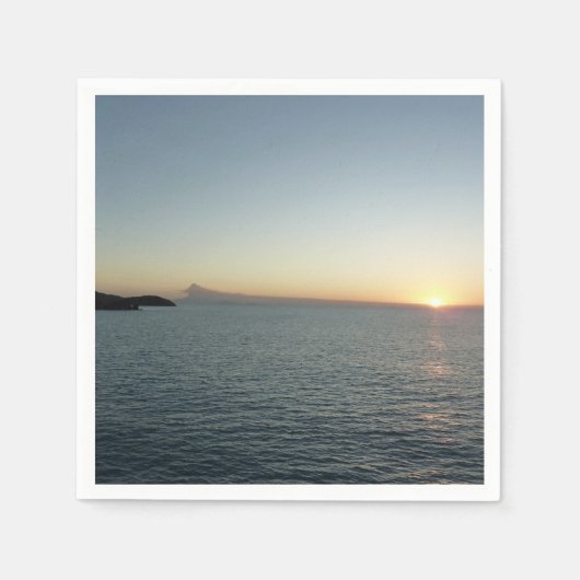 Zonsondergang op het eiland Antigua II Servet (Voorkant)