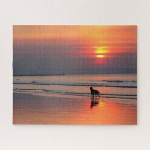 Zonsondergang op het Iers Zee - 16x20 - 520 stuks Legpuzzel