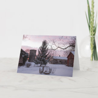 Zonsondergang op het Lege Wenskaart van het Kaart