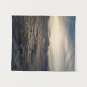 Zonsondergang op het Noord-Zee Wandkleed (Voorkant (horizontaal))