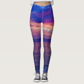 zonsondergang op het strand 2 leggings (Voorkant)
