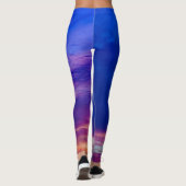 zonsondergang op het strand 3 leggings (Achterkant)