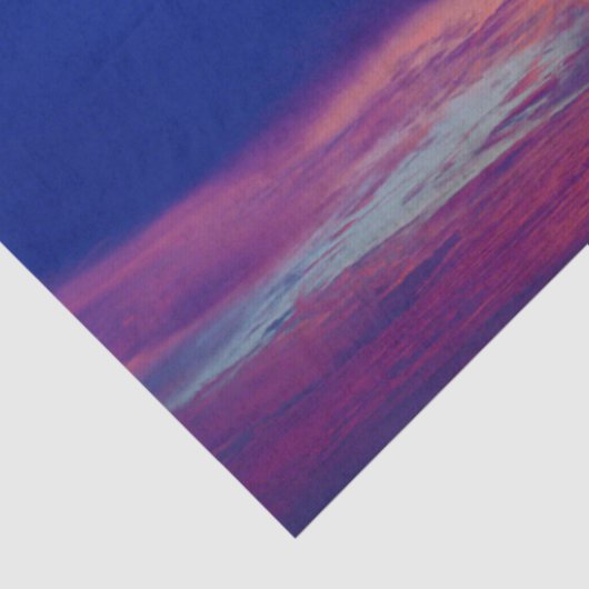 Zonsondergang op het strand 3 tissue papier (Detail)