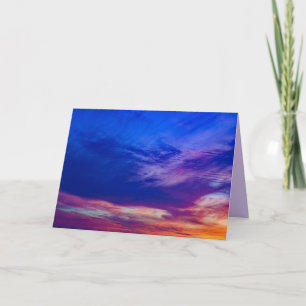 zonsondergang op het strand 3 wenskaart kaart