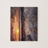 Zonsondergang op het strand, Californië Legpuzzel (Verticaal)