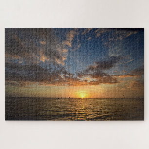 Zonsondergang op het water - 20x30 - 1014 stuks legpuzzel