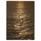 Zonsondergang op het water Abstracte Oceaan Fotogr Klembord (Achterkant)