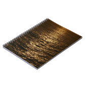 Zonsondergang op het water Abstracte Oceaan Fotogr Notitieboek (Linkerzijde)