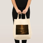 Zonsondergang op het water Abstracte Oceaan Fotogr Tote Bag (Voorkant (product))