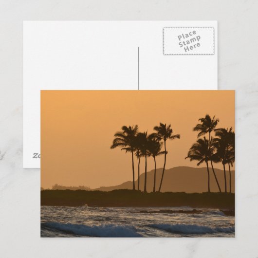 Zonsondergang op Kauai Briefkaart (Voorkant / Achterkant)