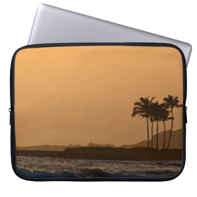 Zonsondergang op Kauai Laptop Sleeve (Voorkant)