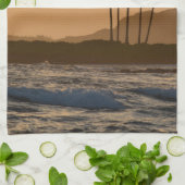 Zonsondergang op Kauai Theedoek (Gevouwen)