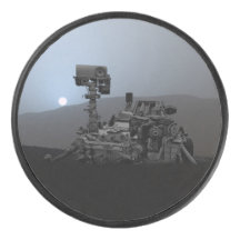 Zonsondergang op Mars Curiosity Rover