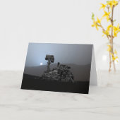 Zonsondergang op Mars Curiosity Rover Kaart (Gele Bloem)