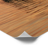 Zonsondergang op Mudeford Quay, Verenigd Koninkrij Poster (Hoek)