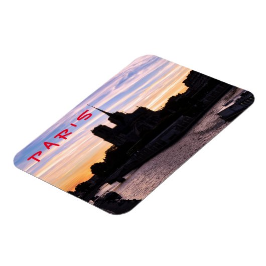 Zonsondergang op Notre Dame de Paris - Parijs, Fra Magneet (Linkerzijde)