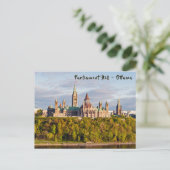 Zonsondergang op Parliament Hill - Ottawa Briefkaart (Staand voorkant)