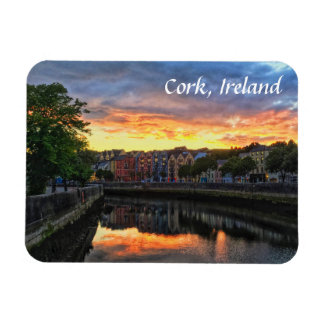 Zonsondergang op River Lee, Cork Ierland Magnet Magneet