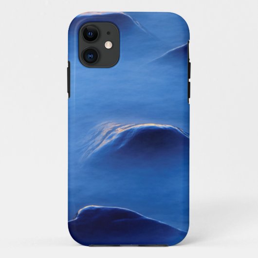 Zonsondergang op rotsen die uit schuimend water st Case-Mate iPhone case (Achterkant)