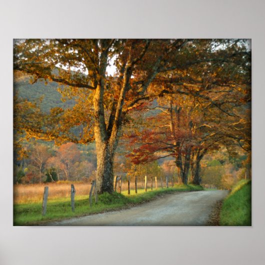 Zonsondergang op Sparks Lane Poster (Voorkant)