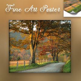 Zonsondergang op Sparks Lane Poster