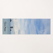 Zonsondergang op strand oceaan uitzicht Gepersonal Yogamat (Voorkant (horizontaal))