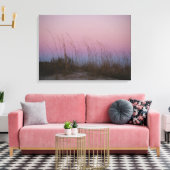 Zonsondergang op Sullivan's Island, SC Canvas Afdruk (Insitu (Woonkamer))