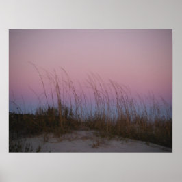 Zonsondergang op Sullivan's Island, South Carolina Poster