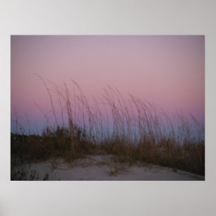 Zonsondergang op Sullivan's Island, South Carolina Poster