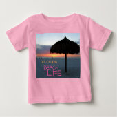 Zonsondergang op White Sand Florida Beach (Voorkant)