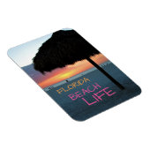 Zonsondergang op White Sand Florida Beach Magneet (Rechterzijde)