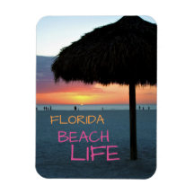 Zonsondergang op White Sand Florida Beach