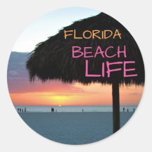 Zonsondergang op White Sand Florida Beach