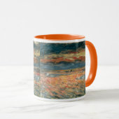 Zonsondergang op Zee door Pierre Renoir, Vintage F Mok (Voorkant rechts)