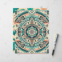 Zonsondergang op Zee Patterned Scrapbook Papier