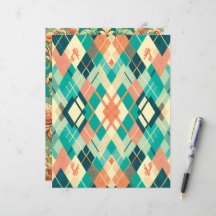 Zonsondergang op Zee Patterned Scrapbook Papier