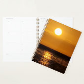 Zonsondergang op zee planner (Display)