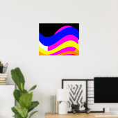 Zonsondergang op zee poster (Thuiskantoor)