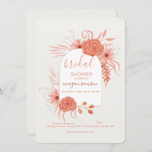 Zonsondergang Oranje Kaart (Voorkant / Achterkant)