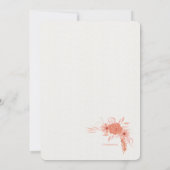 Zonsondergang Oranje Kaart (Achterkant)