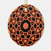 ZONSONDERGANG ORANJE KERAMISCH ORNAMENT (Links)