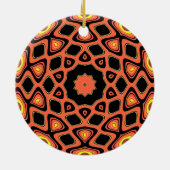 ZONSONDERGANG ORANJE KERAMISCH ORNAMENT (Achterkant)
