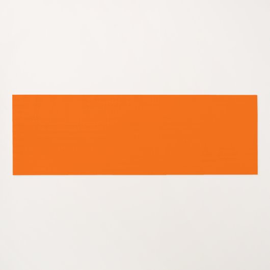 Zonsondergang Oranje Moderne Naam | Trendy minimal Yogamat (Achterkant (horizontaal))