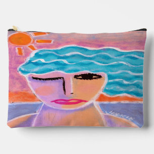 Zonsondergang Origineel Abstract Schilderen op Etui