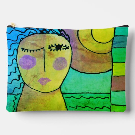 Zonsondergang Originele Abstracte kunst Etui (Voorkant)