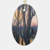 Zonsondergang Ornament (Links)