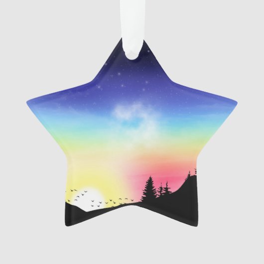 zonsondergang ornament (voorkant)