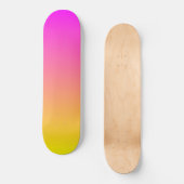 Zonsondergang Ouverture Roze en Gele Skateboard De (Voorkant)